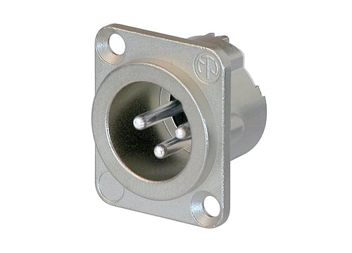 Neutrik NC3 MD-LX Conector Chasis XLR macho NC3MD-LX Chasis XLR