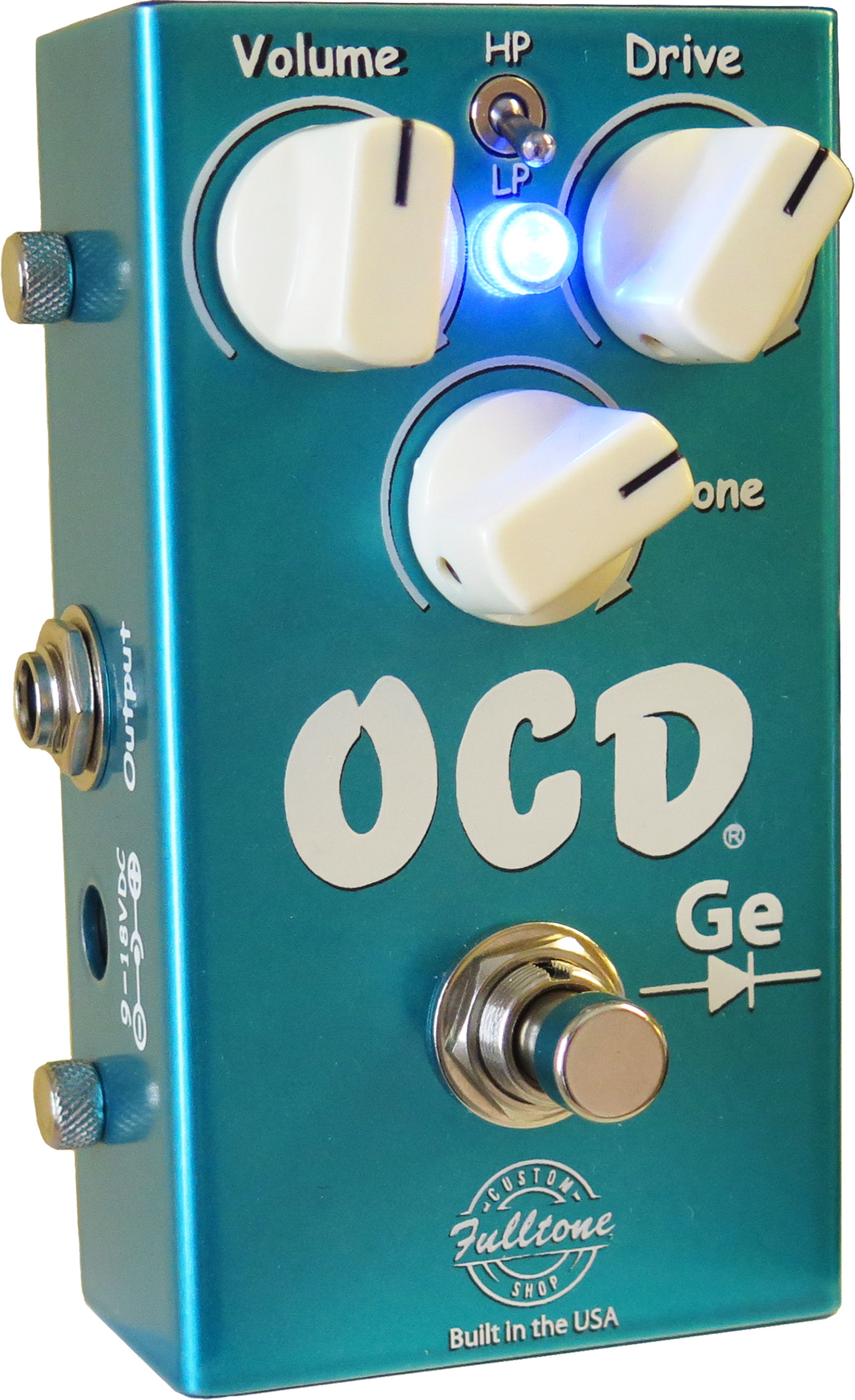 Fulltone OCD Germanium Pedal Efectos Guitarra Overdrive Custom Shop OCD-GE Overdrive