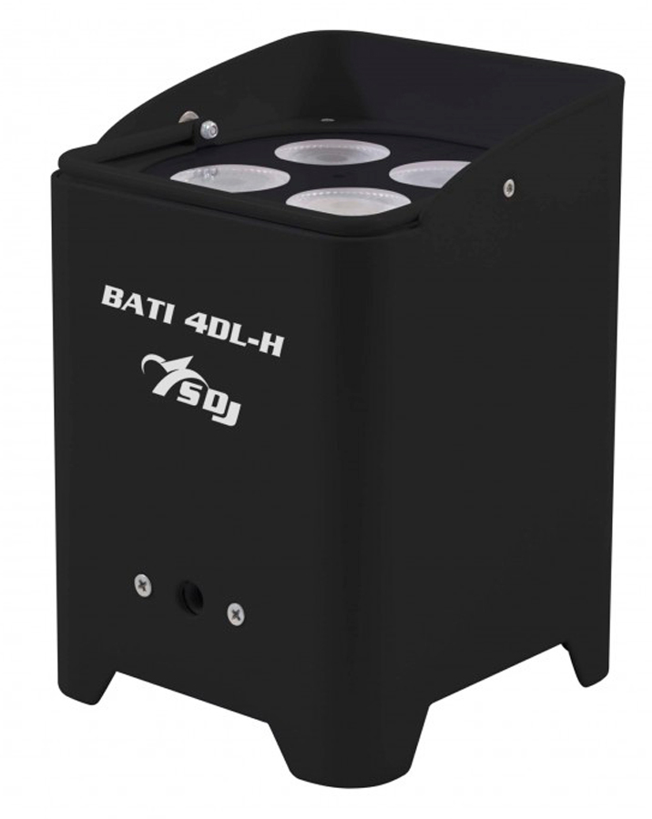 SDJ BATI4DLH. Foco LED de Batería 4 x 12W RGBWA-UV BATI4DLH