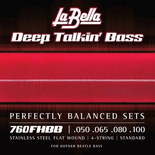 La Bella 760FHBB Juego De Cuerdas  Para Bajo Deep Talkin´Beatle Höfner Flats 760FHBB