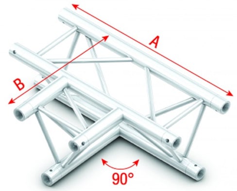 Showtec FT30036 90 3-way horizontal - 50cm Pro-30 Triangle F Truss FT30036