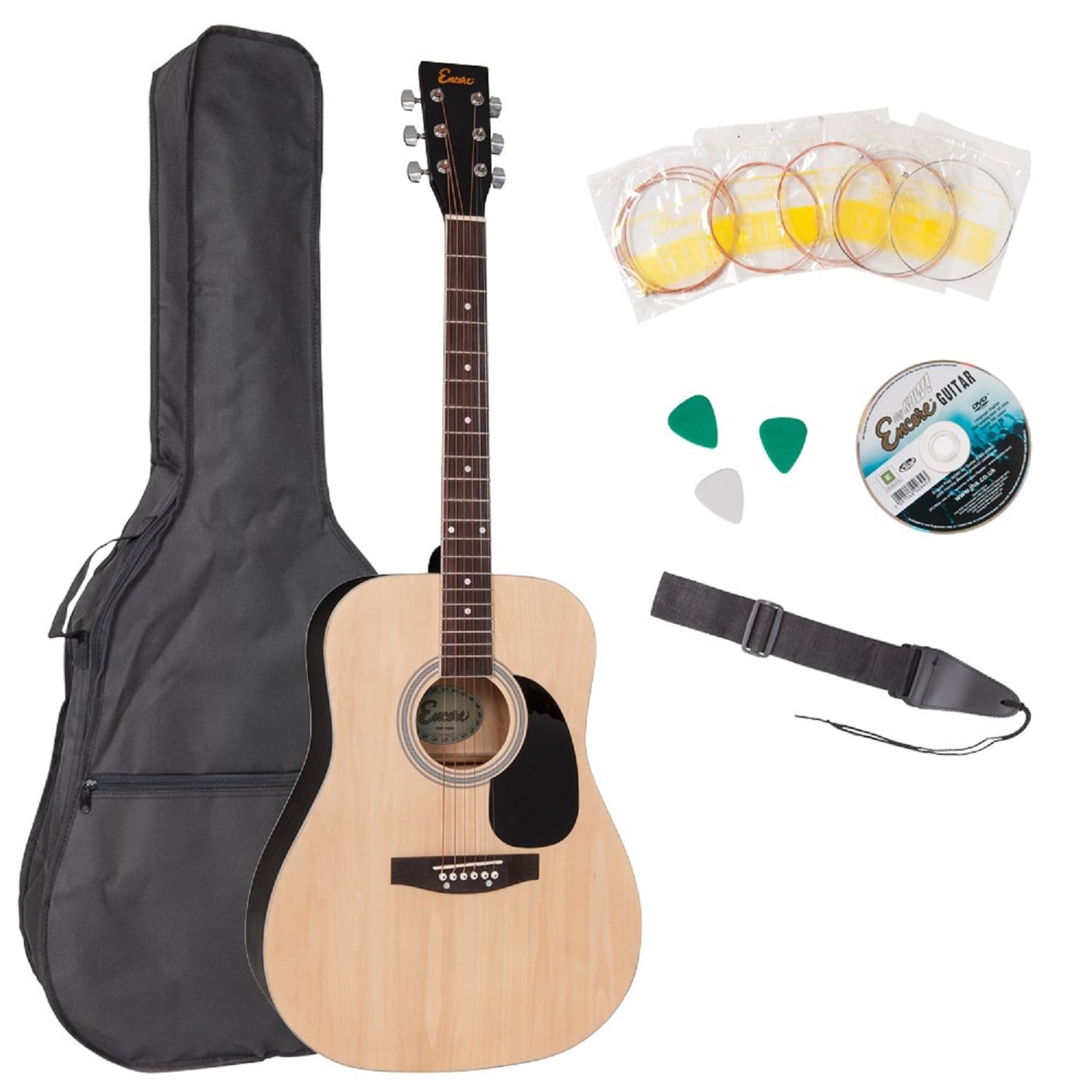 Encore EWP100N Pack Guitarra Acústica Encore EWP100N Pack