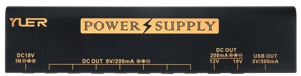 YUER SLIM POWER SUPPLY Fuente de alimentación mútiple para pedales de efectos SLIM POWER SUPPLY