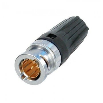 Neutrik NBNC75BJP9 Conector aéreo BNC TWIST HD 75 Ω. NBNC75BJP9