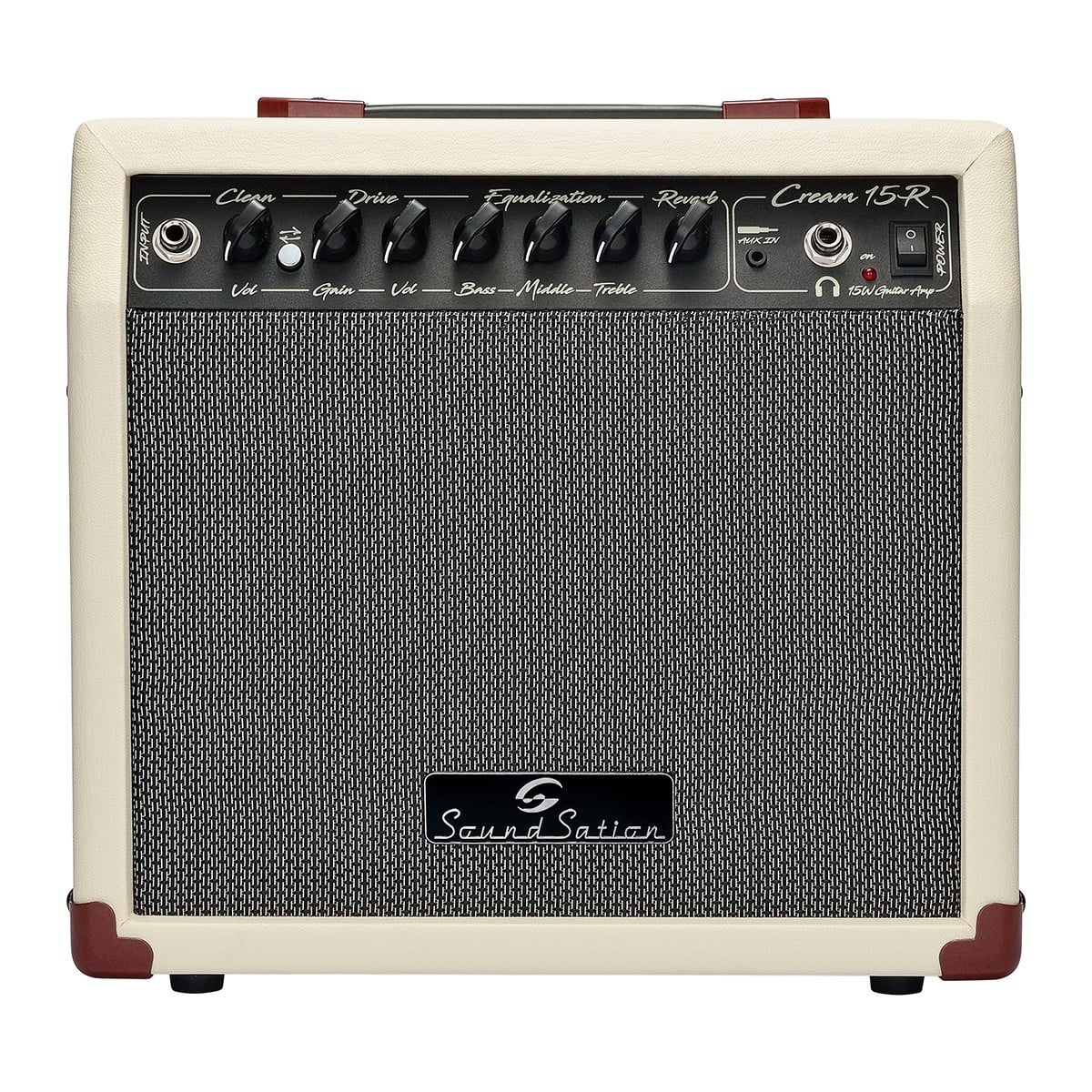 Soundsation CREAM-15R, amplificador combo vintage de guitarra eléctrica de 15 W c CREAM-15R