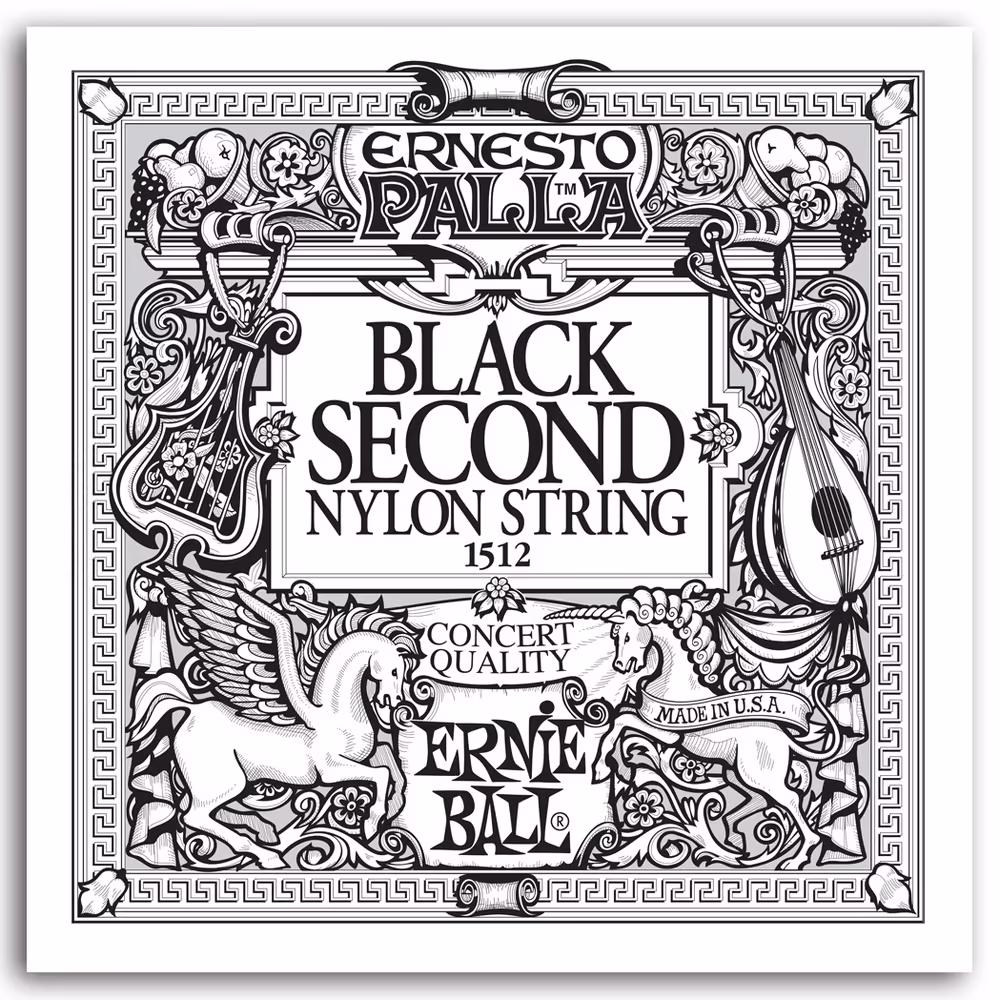 ERNIE BALL Cuerda Nylon Black Ernesto Palla 2Nd. EB1512