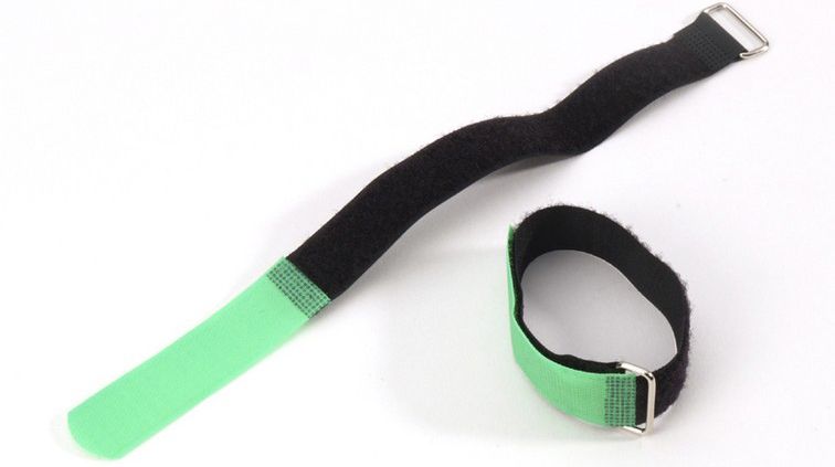 Adam Hall VR 1616 GRN Velcro 160 x 16 mm verde Paquete de 10 Unidades VR 1616 GRN