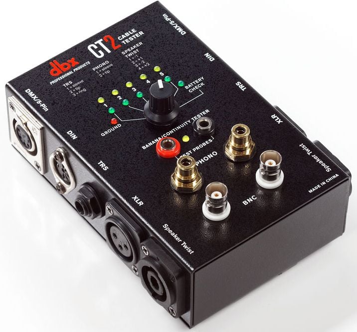DBX CT2 Comprobador de cables CT2