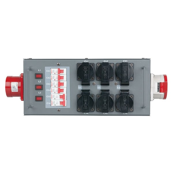 Showtec Distribuidor con Fusible 32A 91134