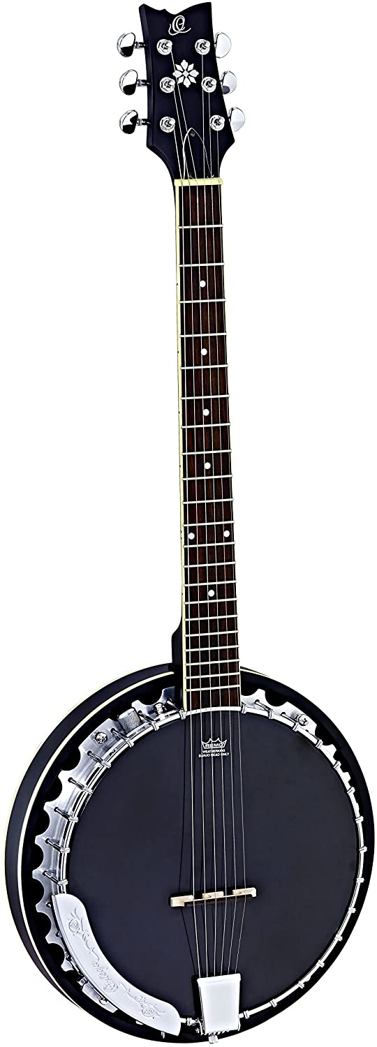 Ortega OBJE350/6-SBK Banjo Electrificado OBJE350/6-SBK