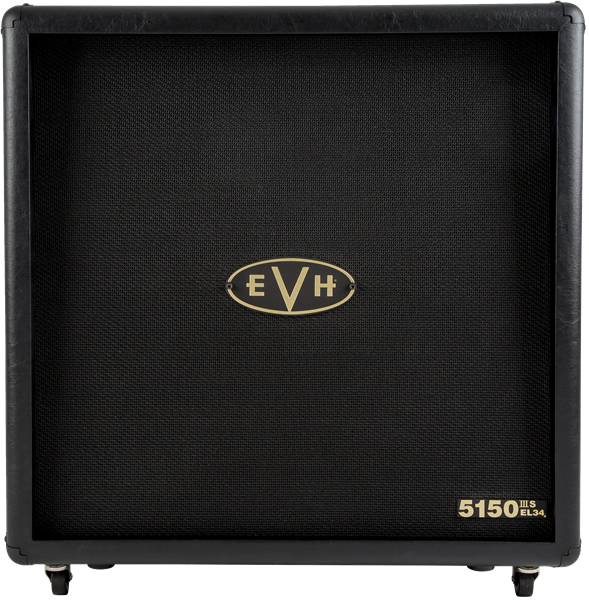 EVH 5150 IIIS EL34 4 x 12 Cabinet Black & Gold. Pantalla para Guitarra Eléctrica 5150 IIIS EL34 4x12 Cab BLK&GLD