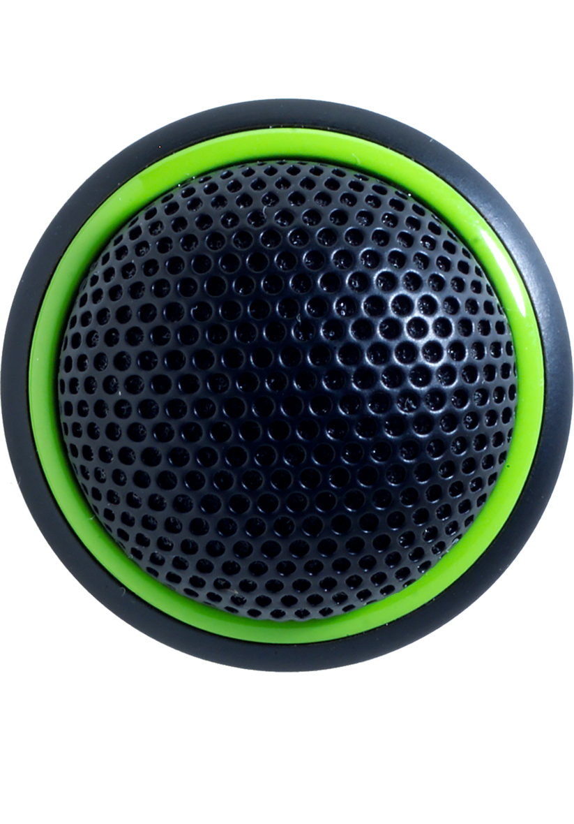 SHURE MX395B/BI-LED Micrófono superficie Bidirec. Bajo Perfil Negro XLR5 anillo bicolor MX395B/BI-LED