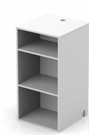 Reloop Glorious Modular Mix Rack White Mueble Dj GLORIOUS MODULAR MIX RACK WHIT