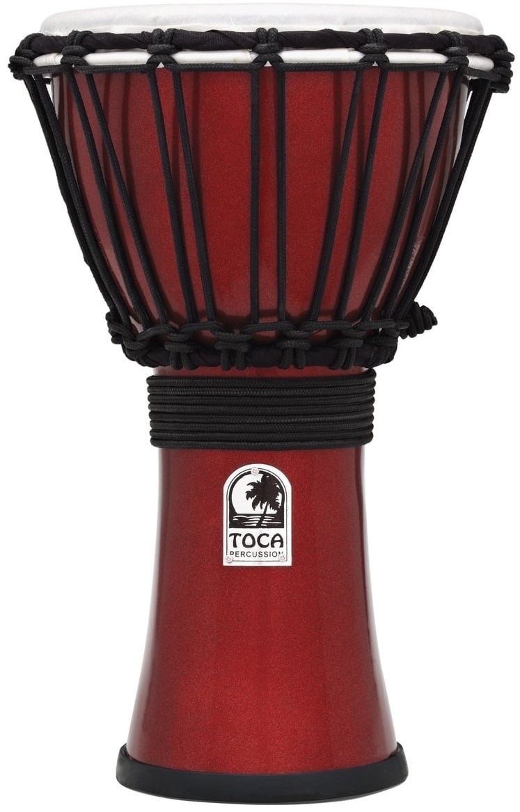 Toca Percussion TFCDJ-7MR Rojo Metalizado Djembe Freestyle Colorsound TFCDJ-7MR