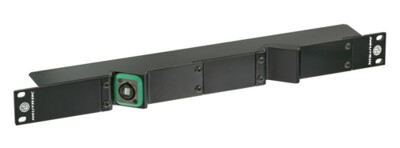 Neutrik NZPF1RU PANEL de 19 pulgadas para 2 módulos de fijación 1U NZPF1RU