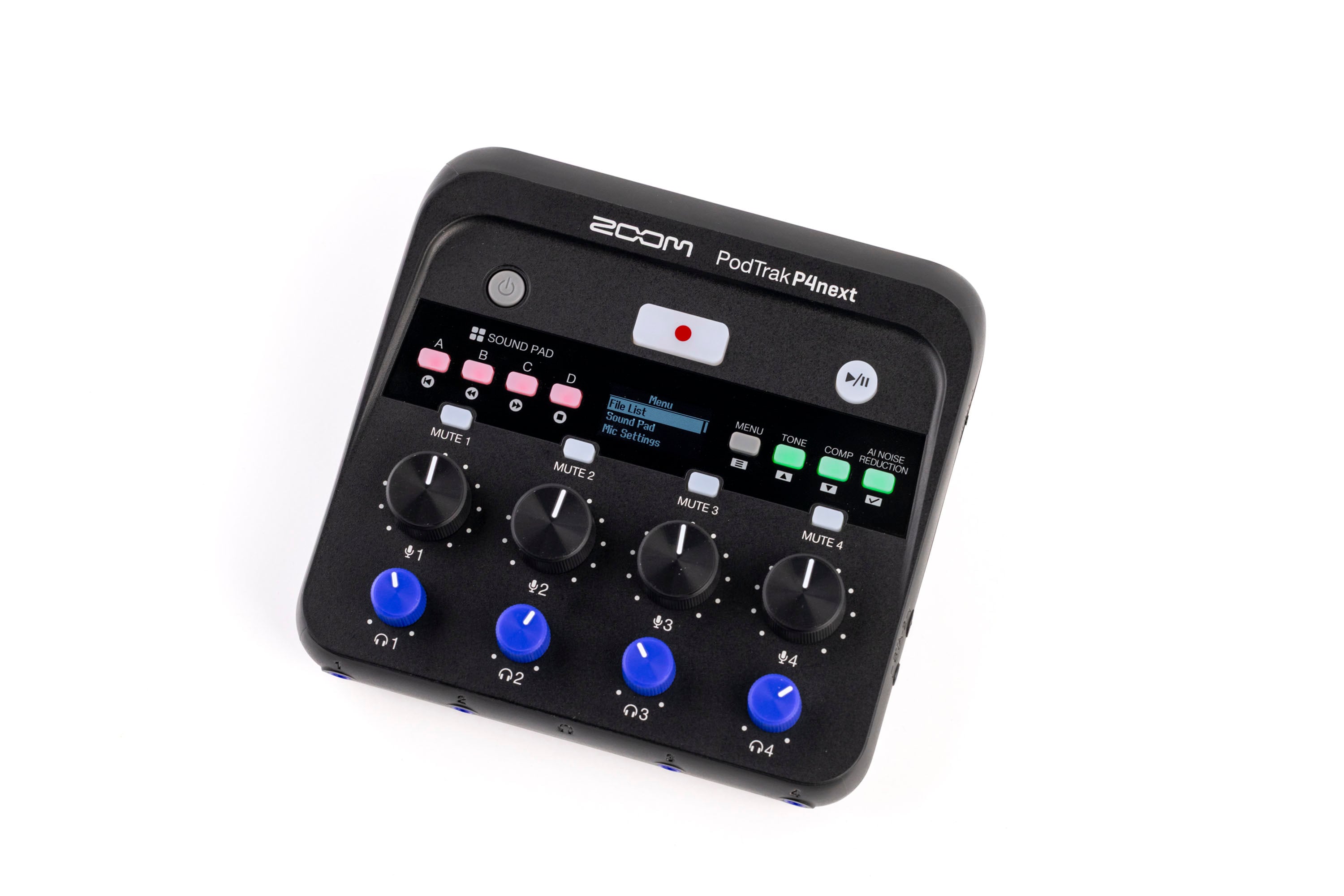 Zoom P4Next Podtrack Interfaz Audio y Grabadora Portátil P4Next Podtrack