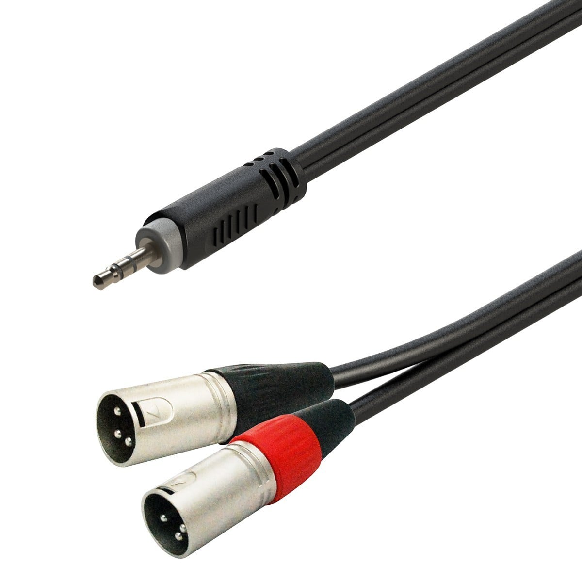 Soundsation Cable adaptador en Y balanceado GL-JSm2XM3 con conector macho de 3,5 GL-JSm2XM3