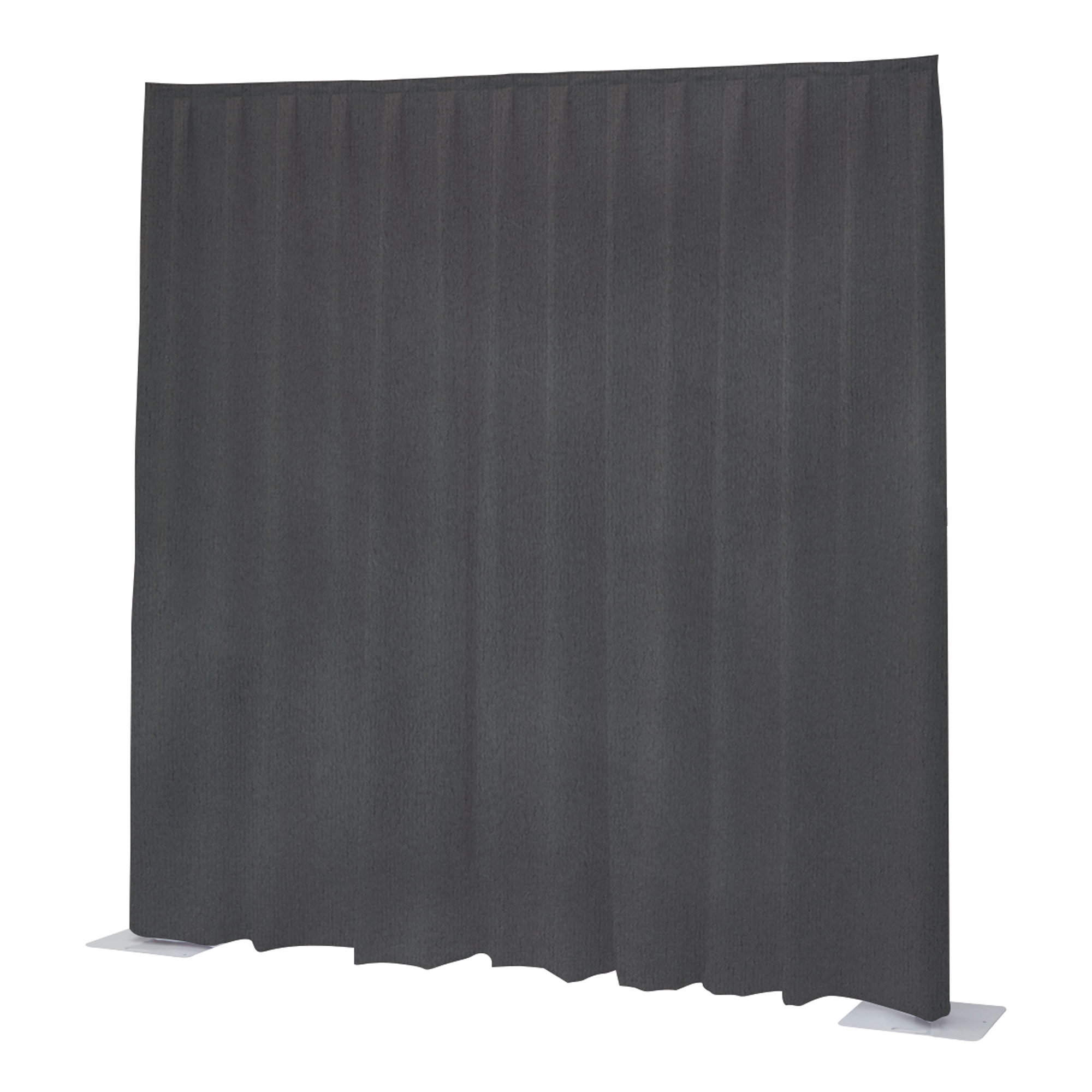 WENTEX P&D Curtain Napoli Velvet (EE.UU.) Gris oscuro - 11 x 12 (ancho x alt 97172