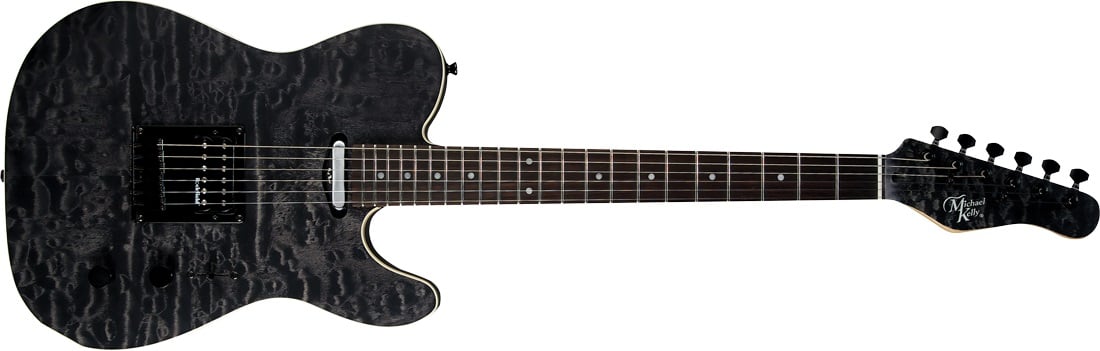 Michael Kelly MK54SBWERU 1954 Guitarra eléctrica Satin Black Wash EMK54SBWERU