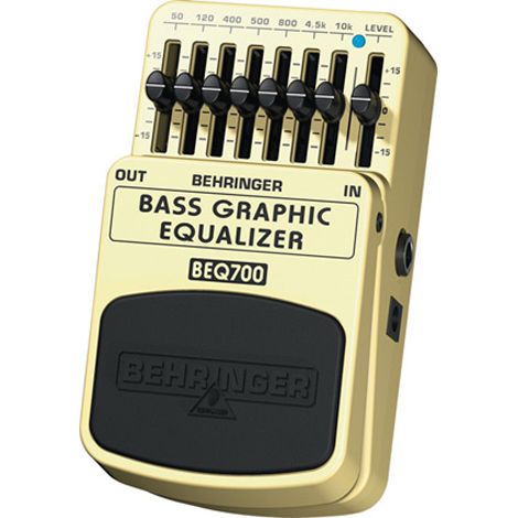 BEHRINGER BEQ700 Pedal Bajo Efecto Ecualizador Behringer BEQ-700 BEQ700