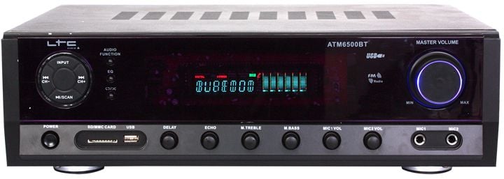 LTC Atm 6500BT Amplificador 50+50W Bluetooth Entrada Micrófono Atm 65