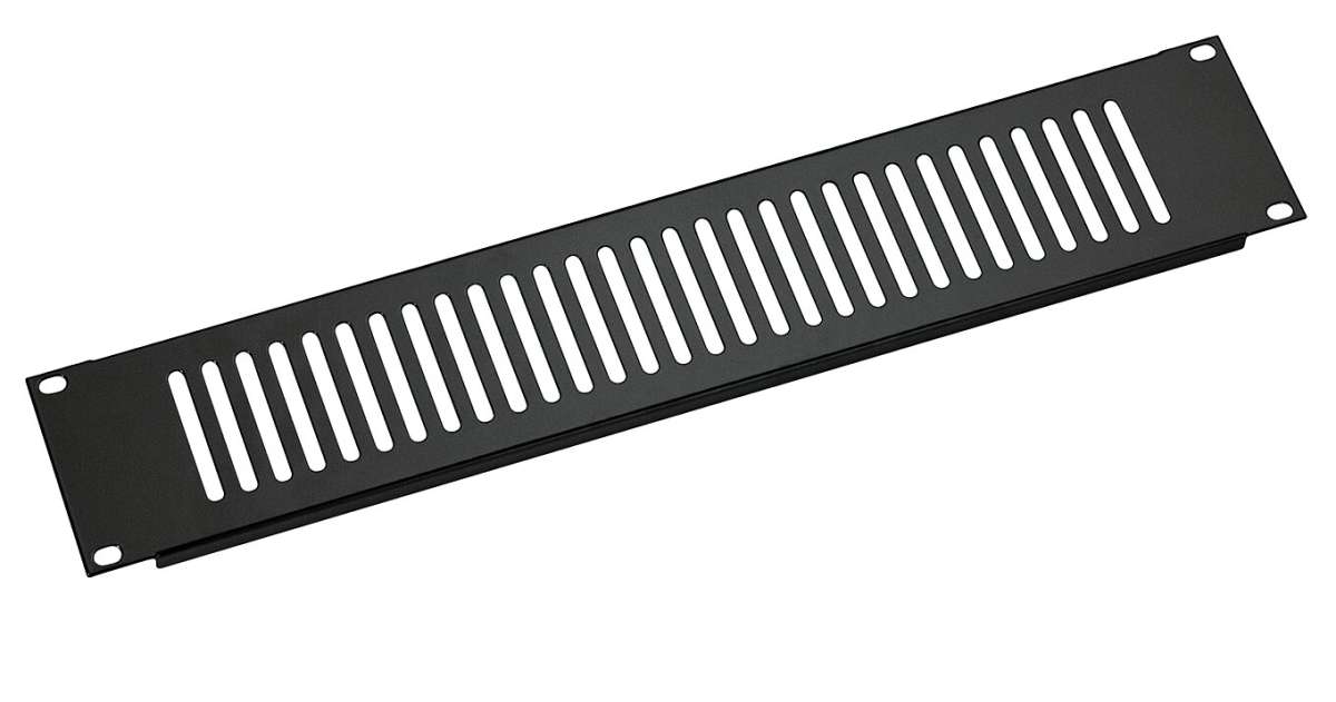 Konig & Meyer 28451 Panel de ventilación de 19" con ranuras de ventilación.1 espacio 28451