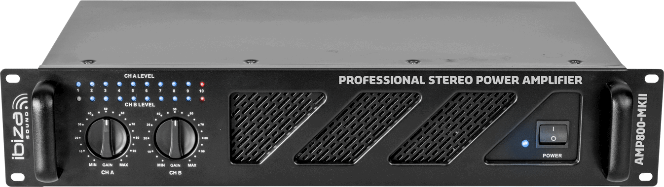 IBIZA SOUND AMP800Mk2 Etapa Potencia 2 x 600 W AMP800Mk2