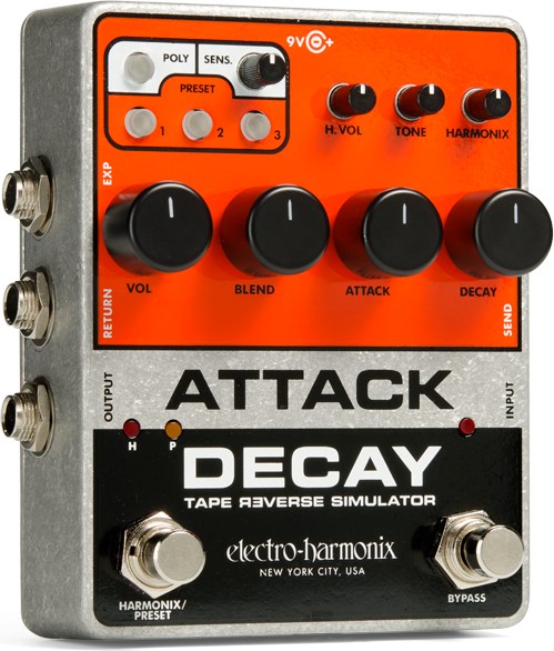 Electro Harmonix Attack Decay Pedal Efectos Attack Decay