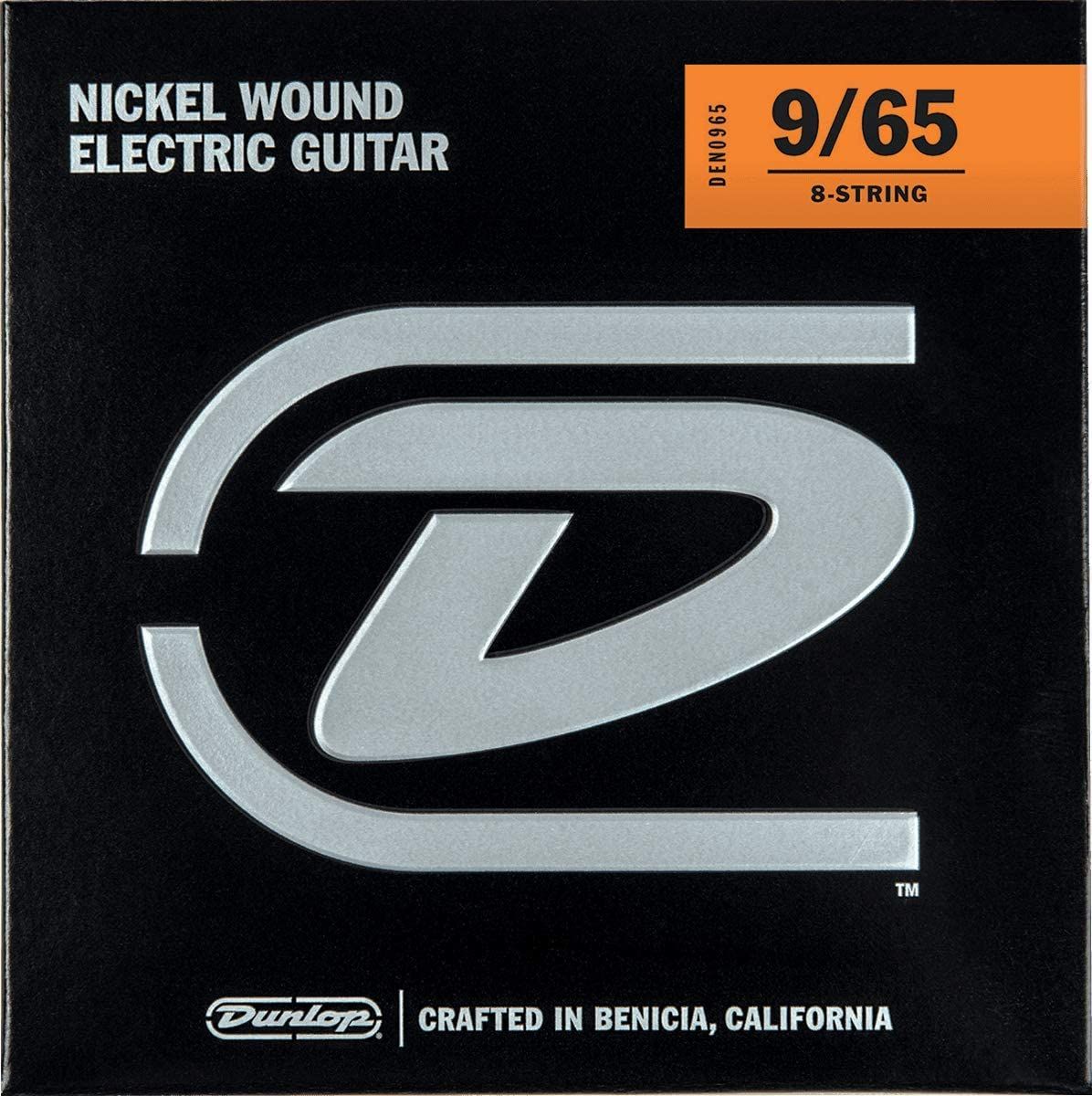 Dunlop DEN0965 Juego Cuerdas Guitarra Electrica Nickel 8St. LIGHT 9-65 DEN0965