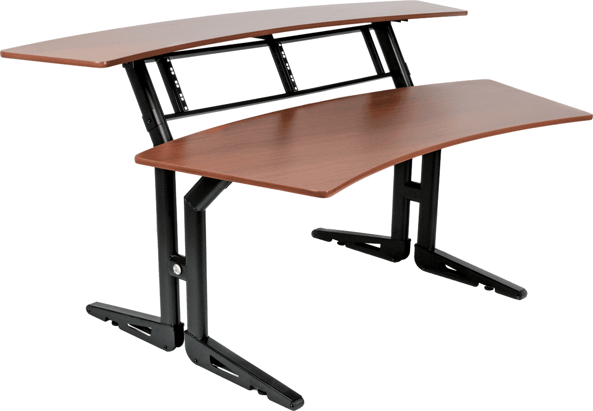 Quik Lok Z-630CY Mueble Estudio con Dos Niveles & Soporte Rack Z-630CY