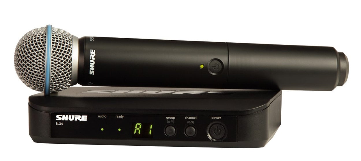 SHURE BLX24E/B58 K3E Sistema Inalámbrico Vocal BETA58A de Mano BLX24E/B58 K3E