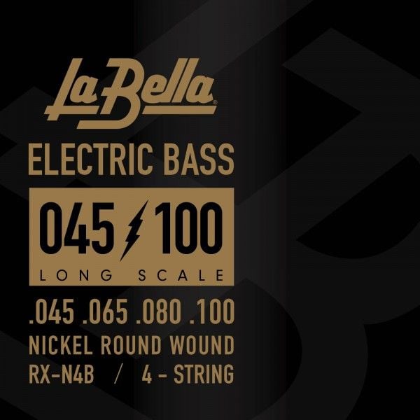 La Bella RXS4B Juego De Cuerdas Para Bajo Eléctrico 45-100 RXS4B