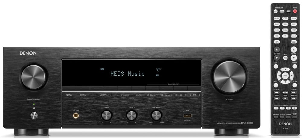DENON DRA-900H Black Receptor estereo Audio Red Black DRA-900H Black Receptor estereo Audio Red Black