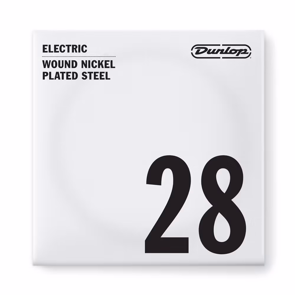 Dunlop Cuerda Eléctrica Nickel Entorchada 028 CDUDEN28