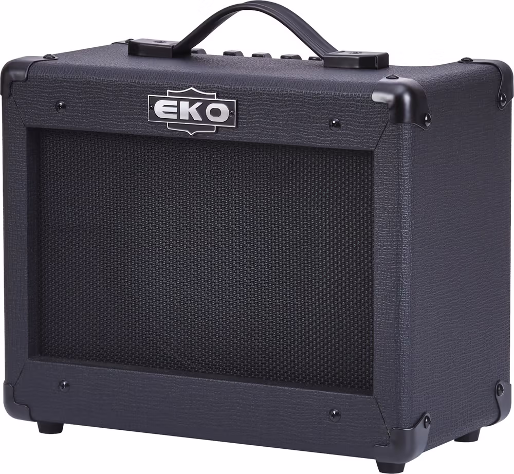EKo MEKG-BS15 Amplificador Guitarra Combo Bs15 Black Stealth 1 X 8\" - 15 MEKG-BS15