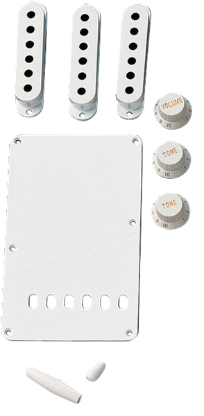 Fender Kit de Accesorios Vintage-Style Stratocaster White 991362000