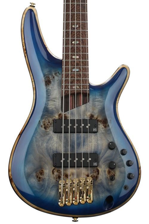 Ibanez SR2605-CBB Premium 5 cuerdas Cerulean Blue Burst + Estuche SR2605-CBB
