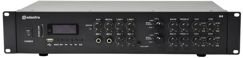 ADASTRA A-4 Amplificador Estereo 4 x 200W 953404 A4
