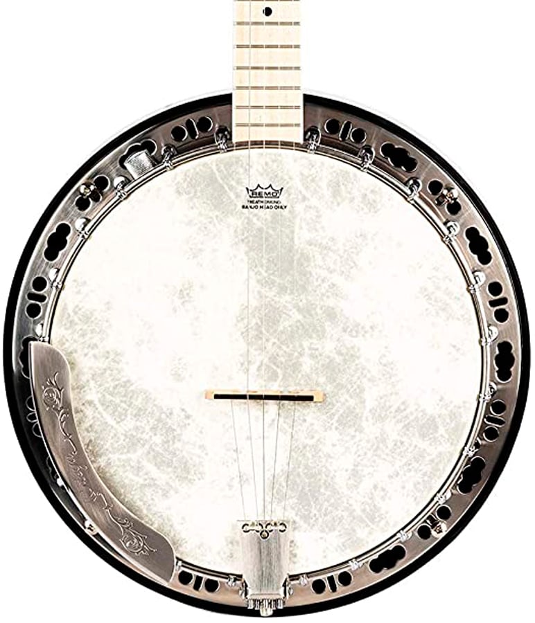 Ortega OBJE400TFR. Banjo Transparent Fade Red + Funda OBJE400-TFR