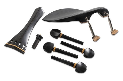 GEWA Set Violín Ébano Barbada modelo Guarnieri Set Violín Ébano Barbada modelo Guarnieri