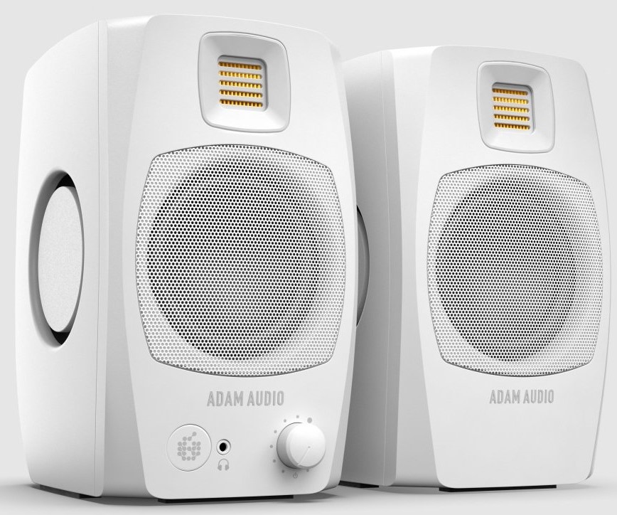 ADAM D3V White Monitor Pareja D3V White