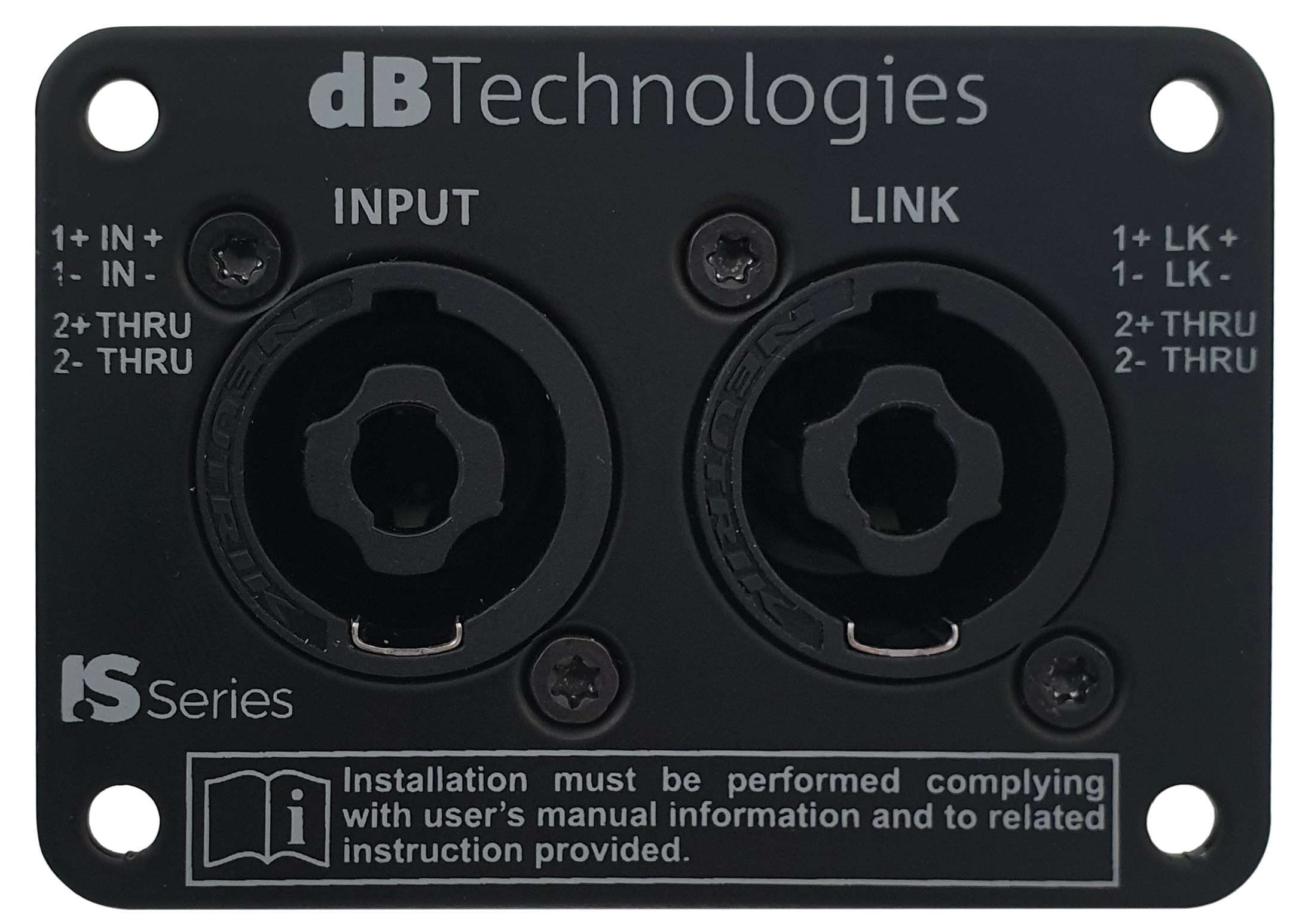 dBTechnologies SP-IS Panel de Conexión Speakon SP-IS