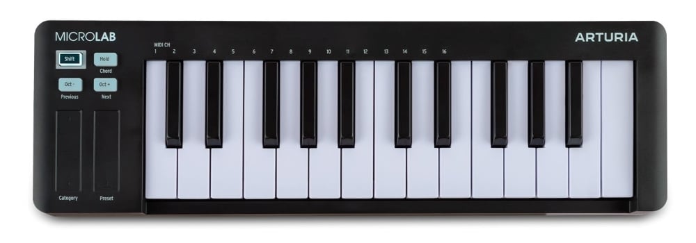 Arturia MicroLab Mk3 Negro Controlador Midi MicroLab Mk3 Negro