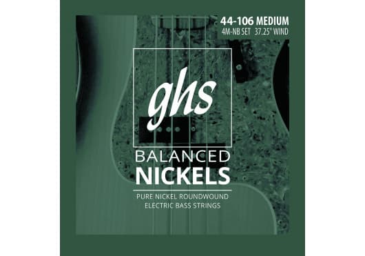 GHS Juego Bajo Balanced Nickels Medium 45-106 CGH4M-NB