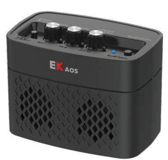 EK Audio Amplificador De Guitarra a05 Portátil 5W EKA05
