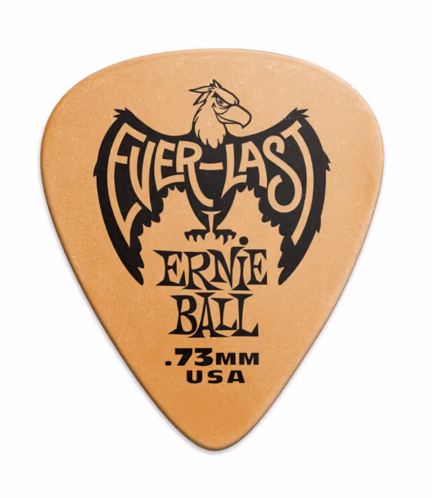ERNIE BALL Bolsa De Púas Everlast Naranja 0,73 Mm - 12 Unidades EB9190