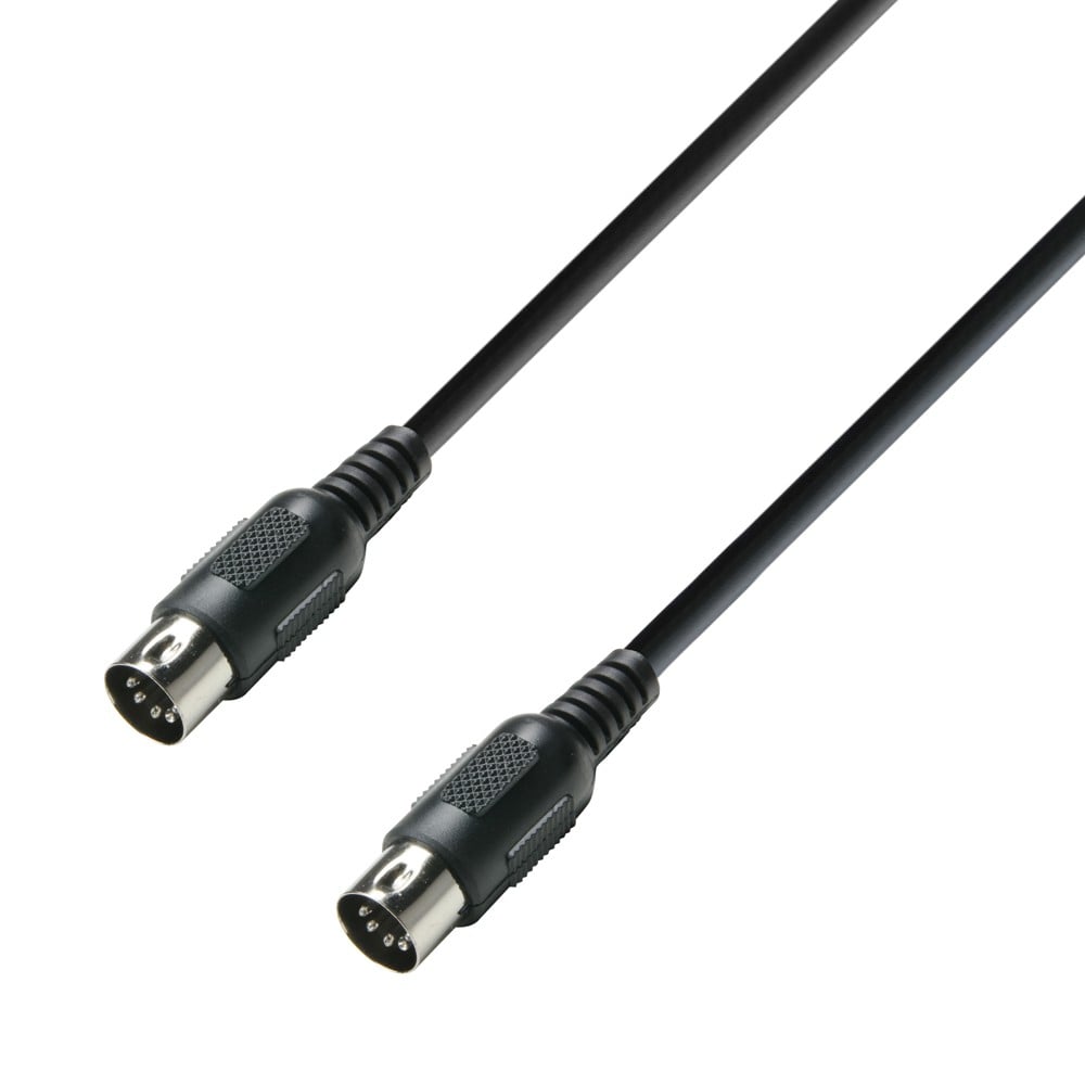 Adam Hall Cables K3 MIDI 0300 BLK Cable MIDI 3 m negro K3 0300 BLK