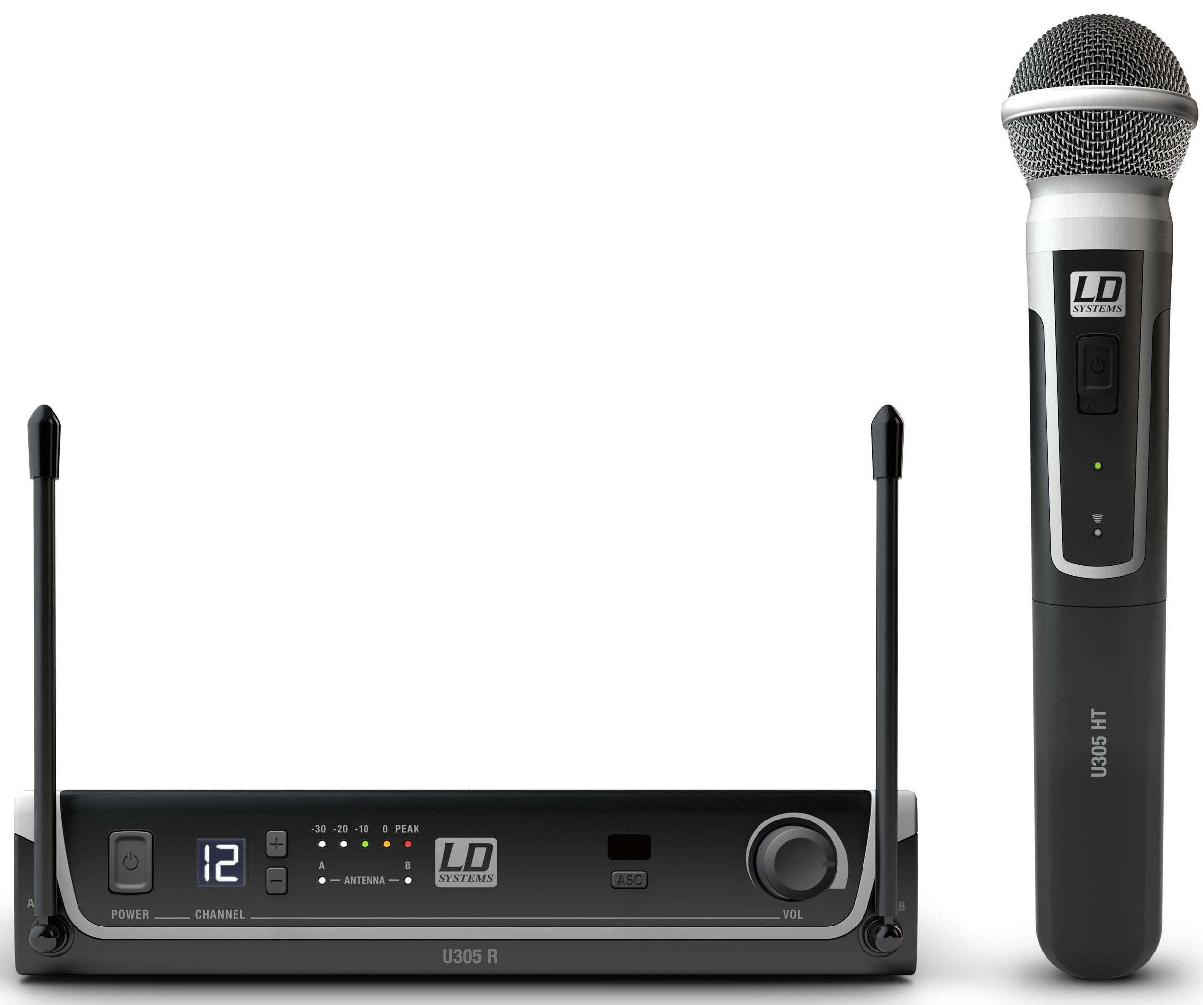 LD Systems U305 HHD Sistema Micrófono inalámbrico de Mano. UHF Diversity U305 HHD