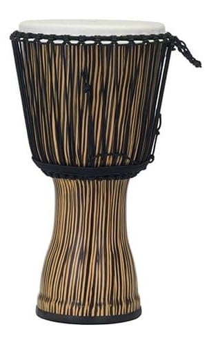 Pearl PBJVR-14-698 Djembe 14" Tuned Zebra Grass DJEMBE 14" PEARL SINTETICO ROPE TUNED ZEBRA GRASS