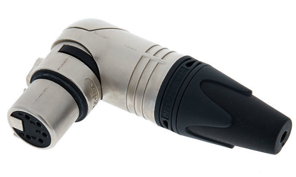 Neutrik NC5 FRX Clavija XLR hembra Acodada NC5FRX